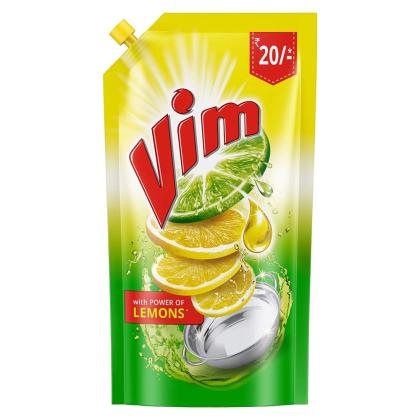 Vim-Dishwash Liquid Gel-Lemon